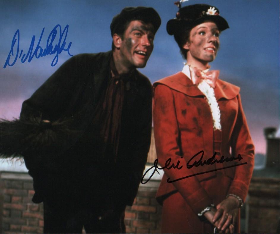 Mary Poppins signed 8x10 (1 of 1)