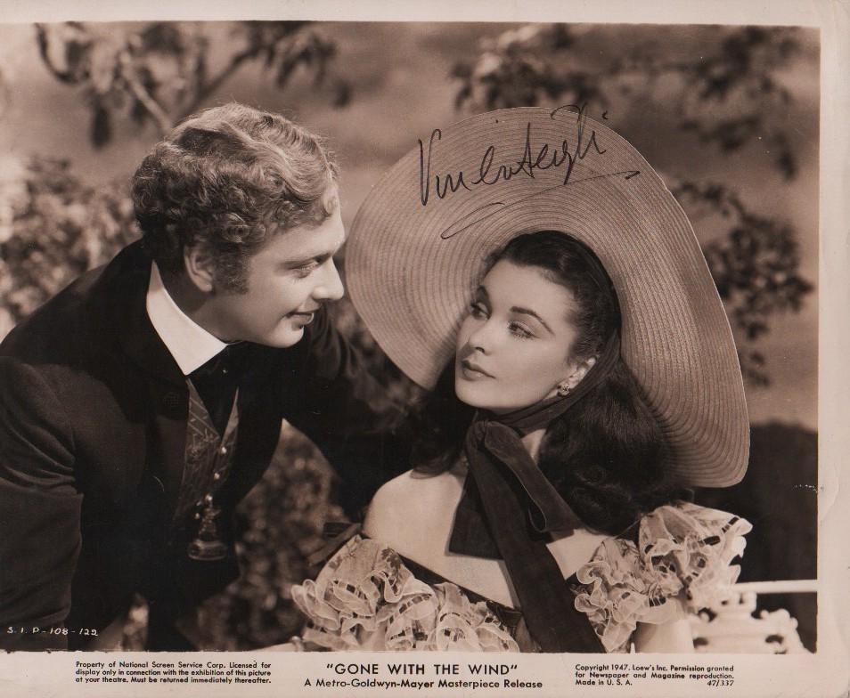 Vivien Leigh on original Gone with the Wind still (1 of 1)