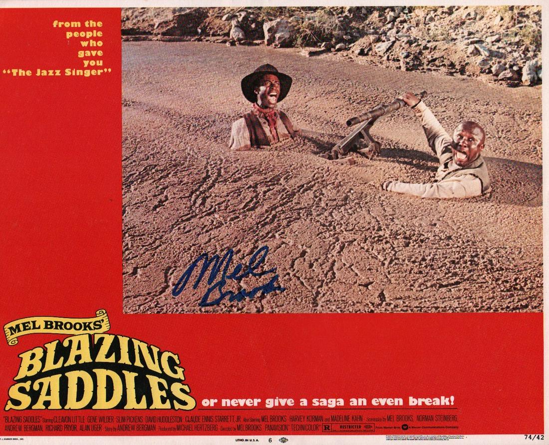 Blazzing Saddles lobby card signed (1 of 1)