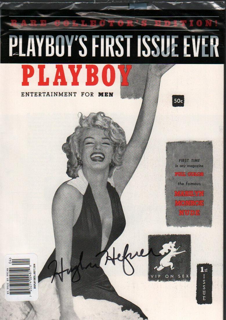 Playboy signed by Hugh Hefner (1 of 1)