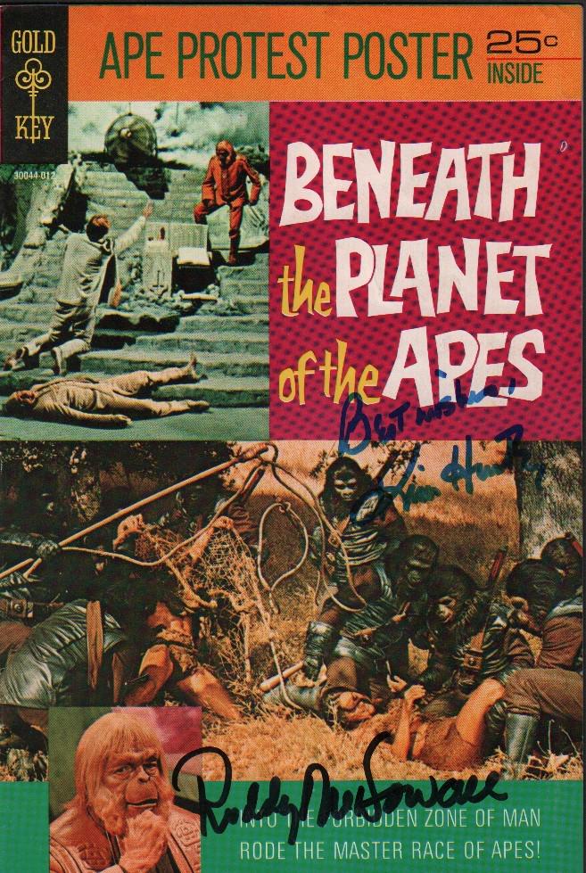Beneath the Planet of the Apes comic book signed (1 of 1)