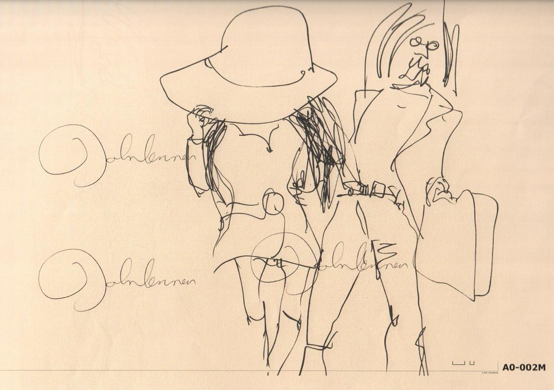 John Lennon Bag One lithograph "C" (1 of 1)
