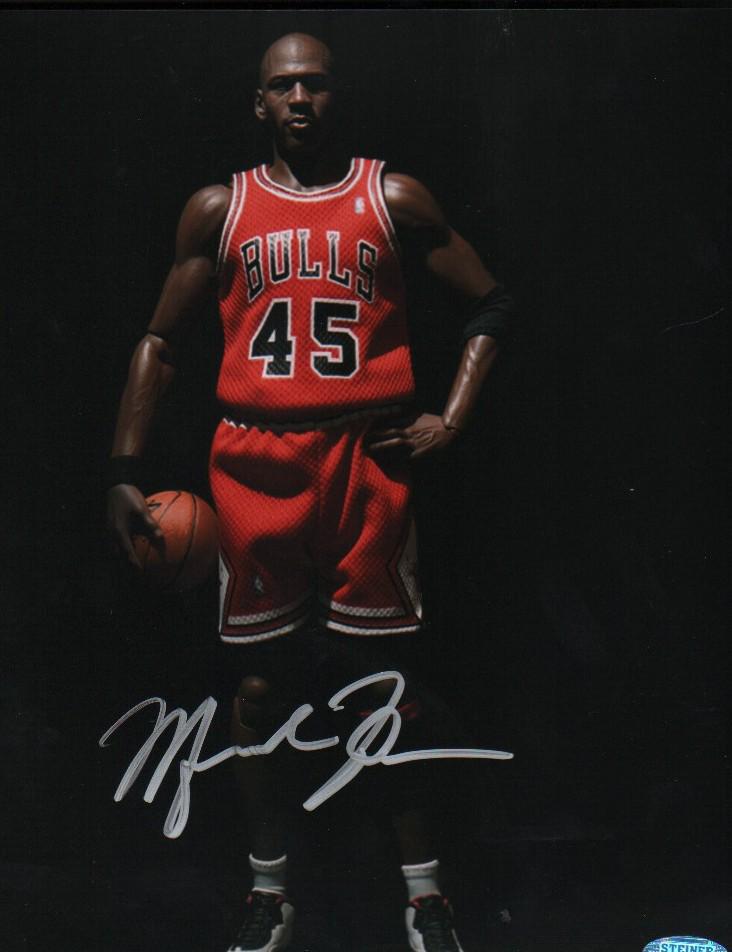 Michael Jordan: A color stunning 8x10 signed with STEINER hologram