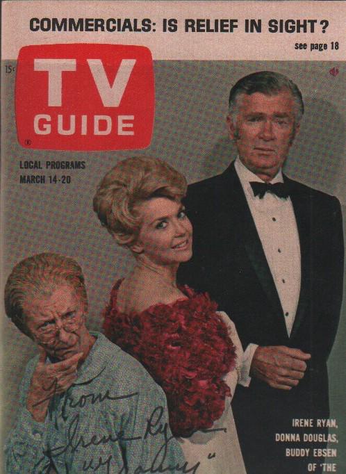 Beverly Hillbillies TV Guide signed (1 of 1)
