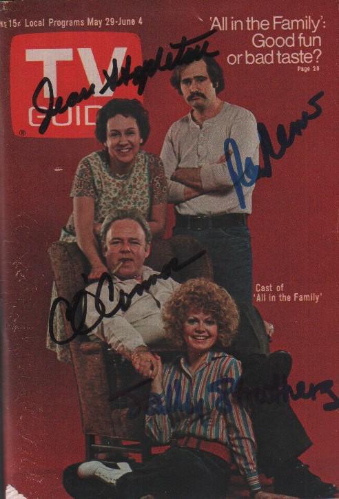 All in the Family cast signed TV Guide (1 of 1)