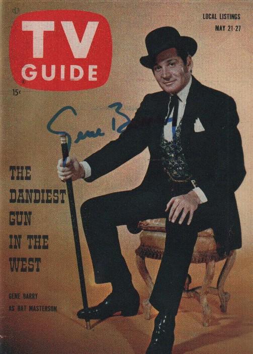 Bat Masterson TV Guide signed (1 of 1)