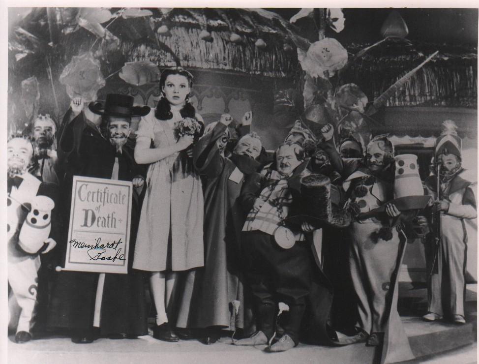 Meinhardt Raabe Munchkin Coroner Wizard of Oz (1 of 1)