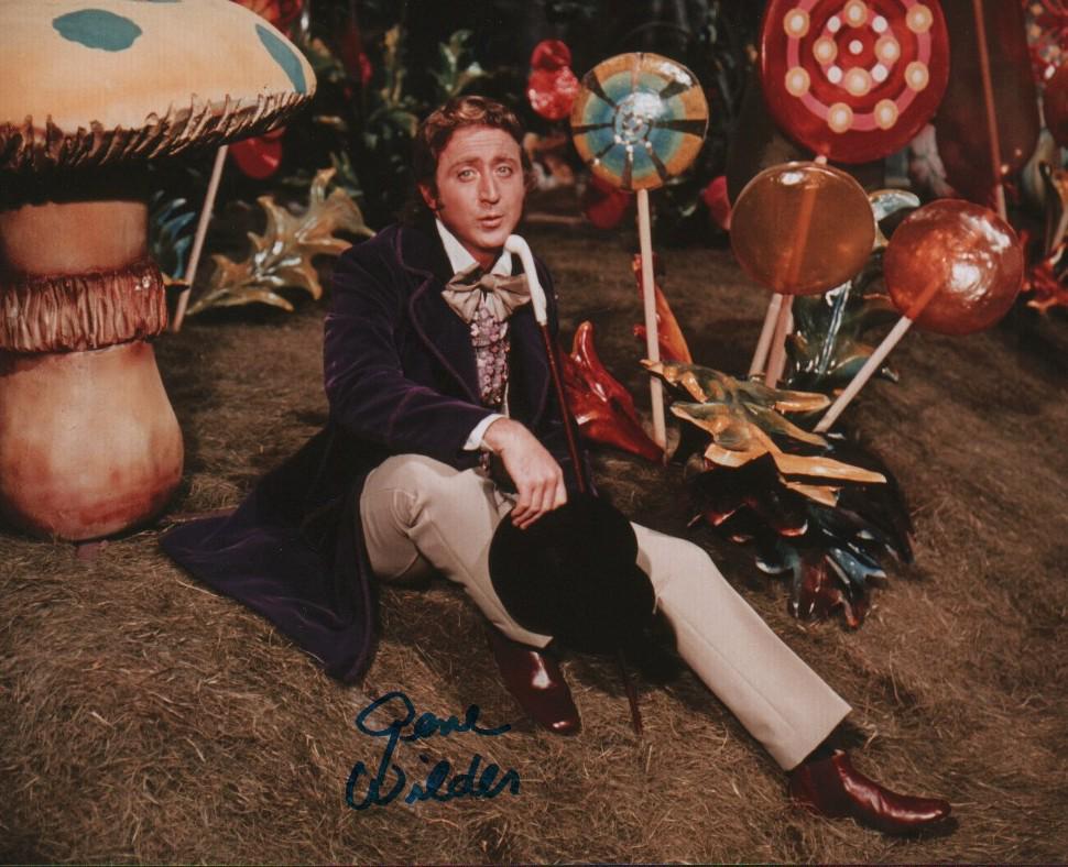 Gene Wilder Willy Wonka signed photograph (1 of 1)