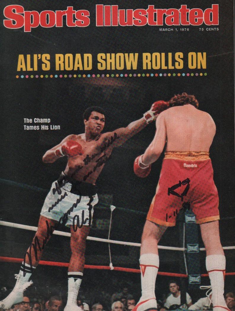 Muhammad Ali Sports Illustrated signed with sketch and (1 of 1)