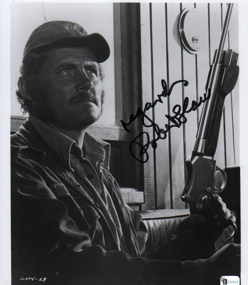 Robert Shaw QUINT in Jaws rare signed photograph (1 of 1)