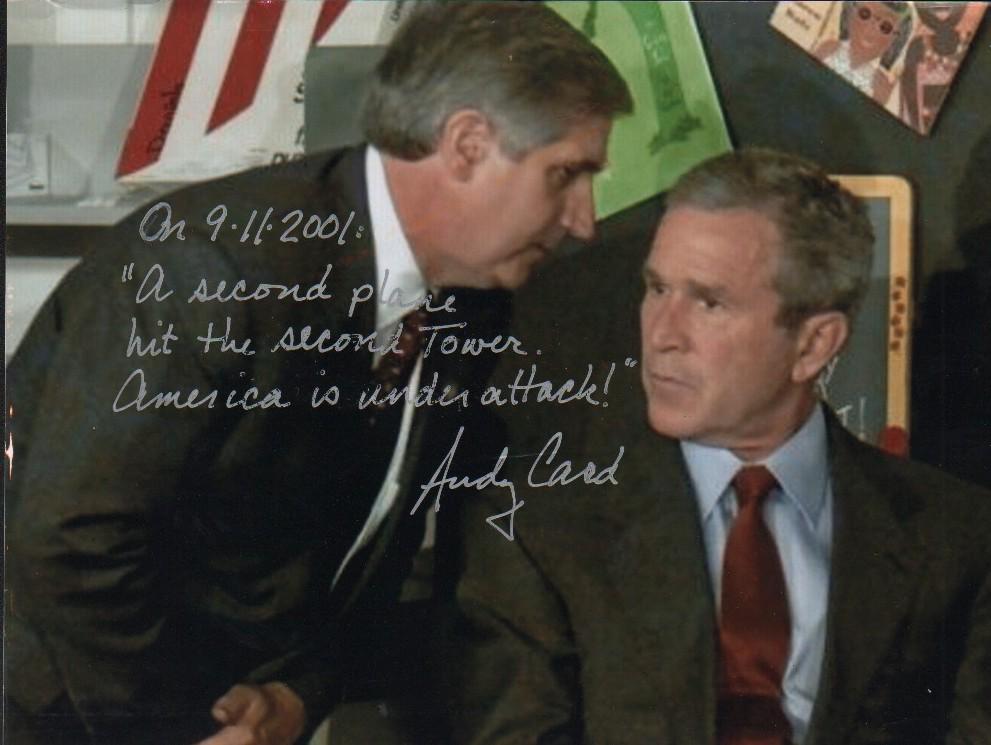 Andy Card RARE Historical item regarding 911 (1 of 1)
