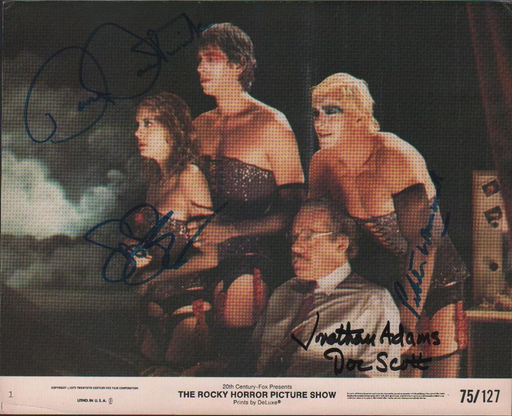 Rocky Horror Picture Show lobby still cast signed (1 of 1)