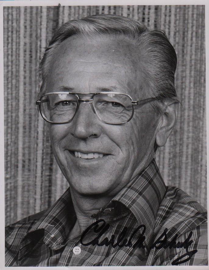 Charles M Schulz Peanuts cartoonist signed photograph (1 of 1)