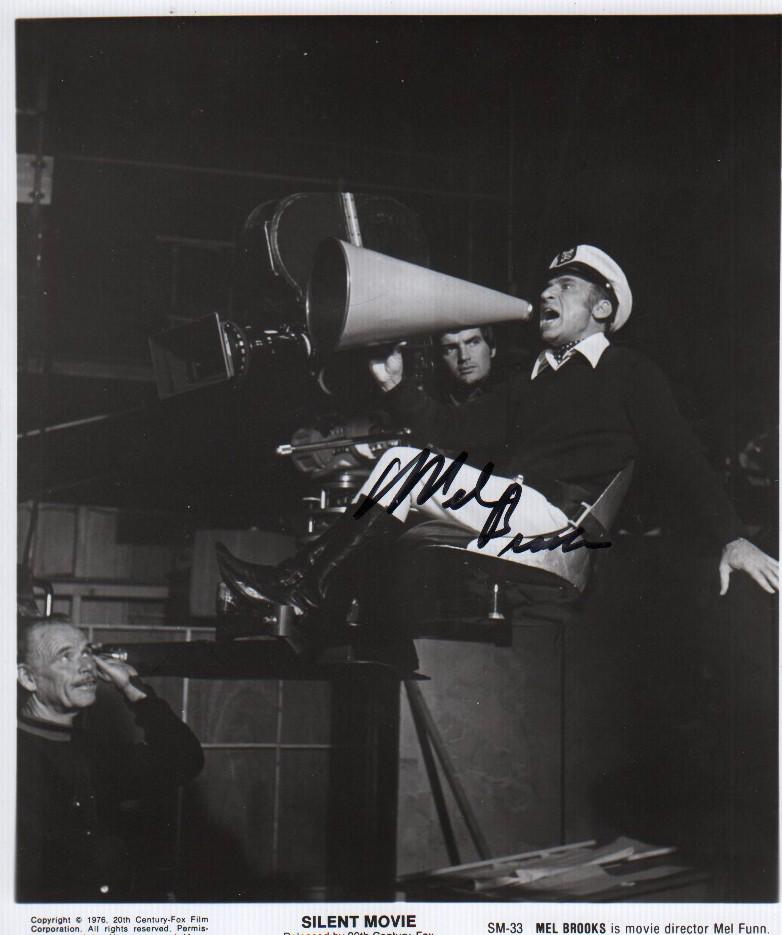 Mel Broooks Silent Movie signed photograph (1 of 1)