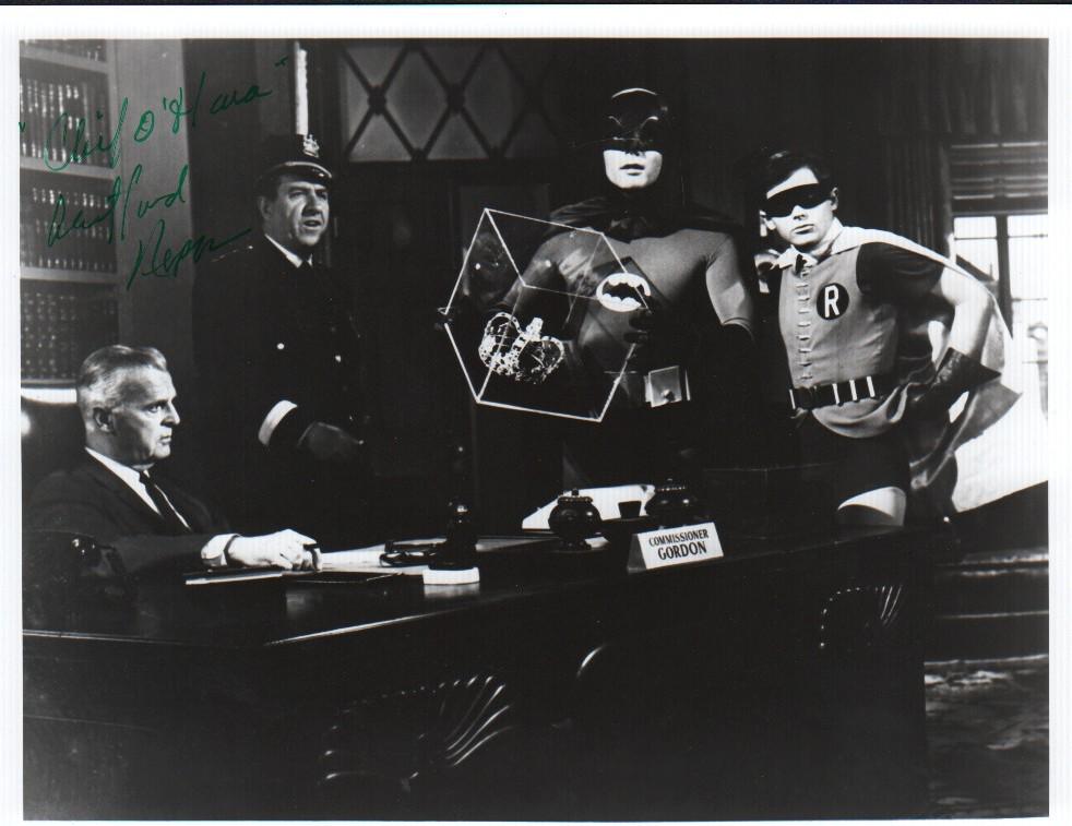 Stafford Repp Batman TV Chief O'Hara rare signed (1 of 1)
