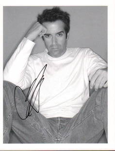 David Copperfield: A vintage bw signed 8x10 of the magician with COA