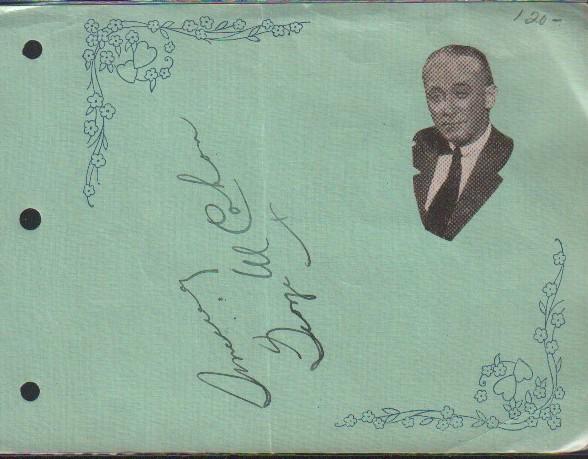 George M Cohan signature (1 of 1)