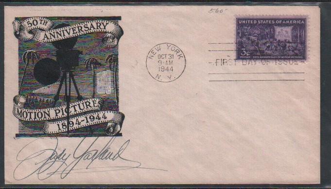 Judy Garland FDC signed (1 of 1)