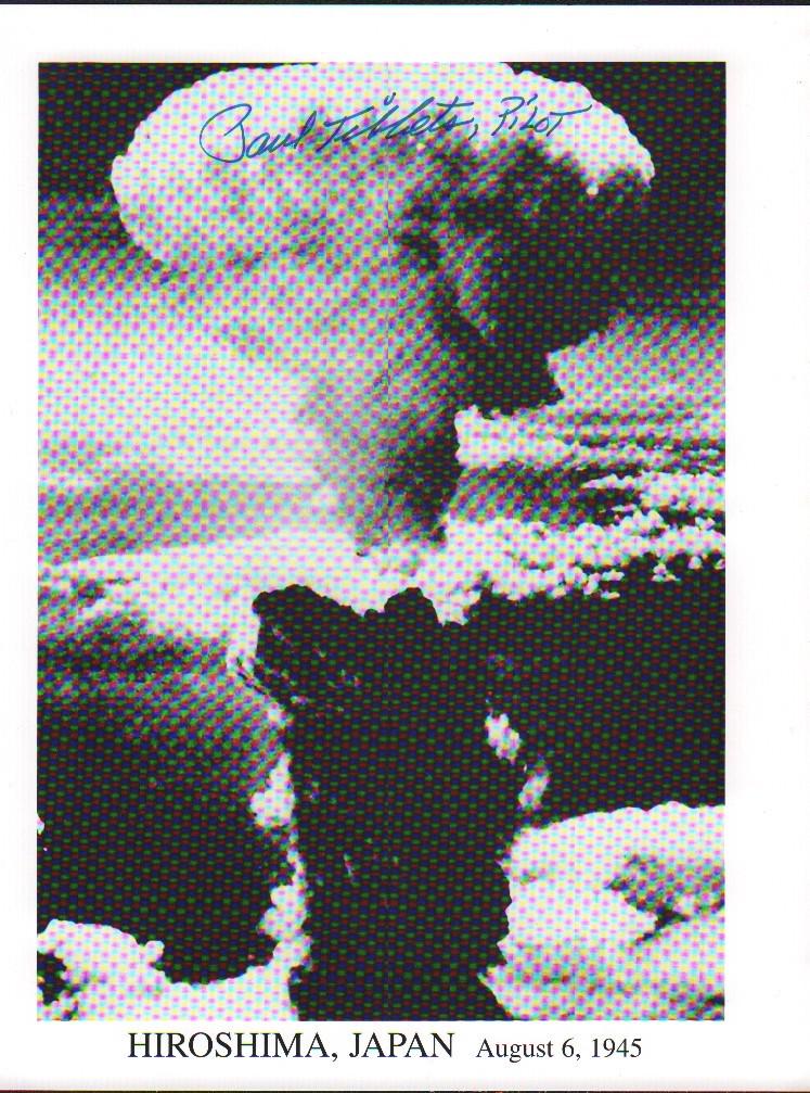 Paul Tibbetts Atomic Bomb Enola Gay signed photograph (1 of 1)