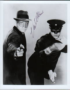 Van Williams Green Hornet signed photograph: A signed vintage Green Hornet signed 8x10 with COA