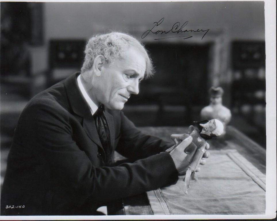 Lon Chaney Sr RARE signed photograph (1 of 1)
