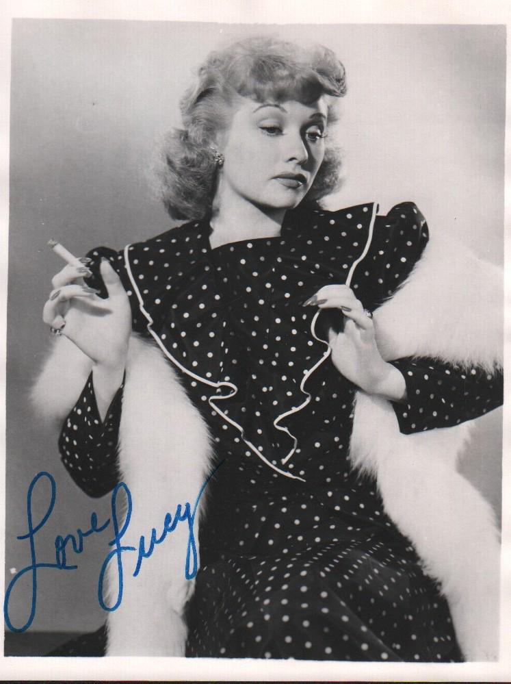 Lucille Ball signed photograph (1 of 1)