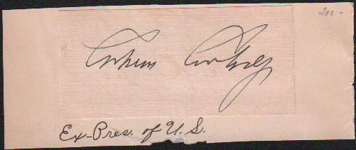 Calvin Coolidge signature (1 of 1)