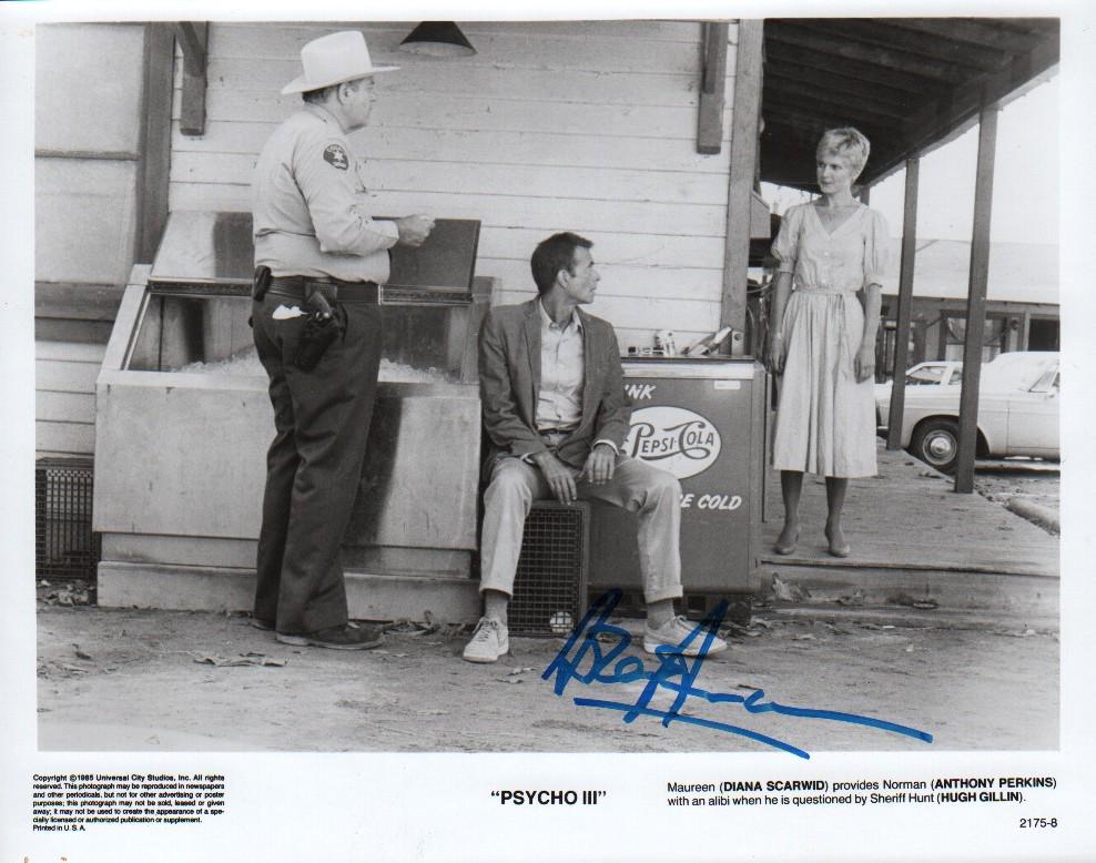 Anthony Perkins Pscyho III signed 8x10 (1 of 1)