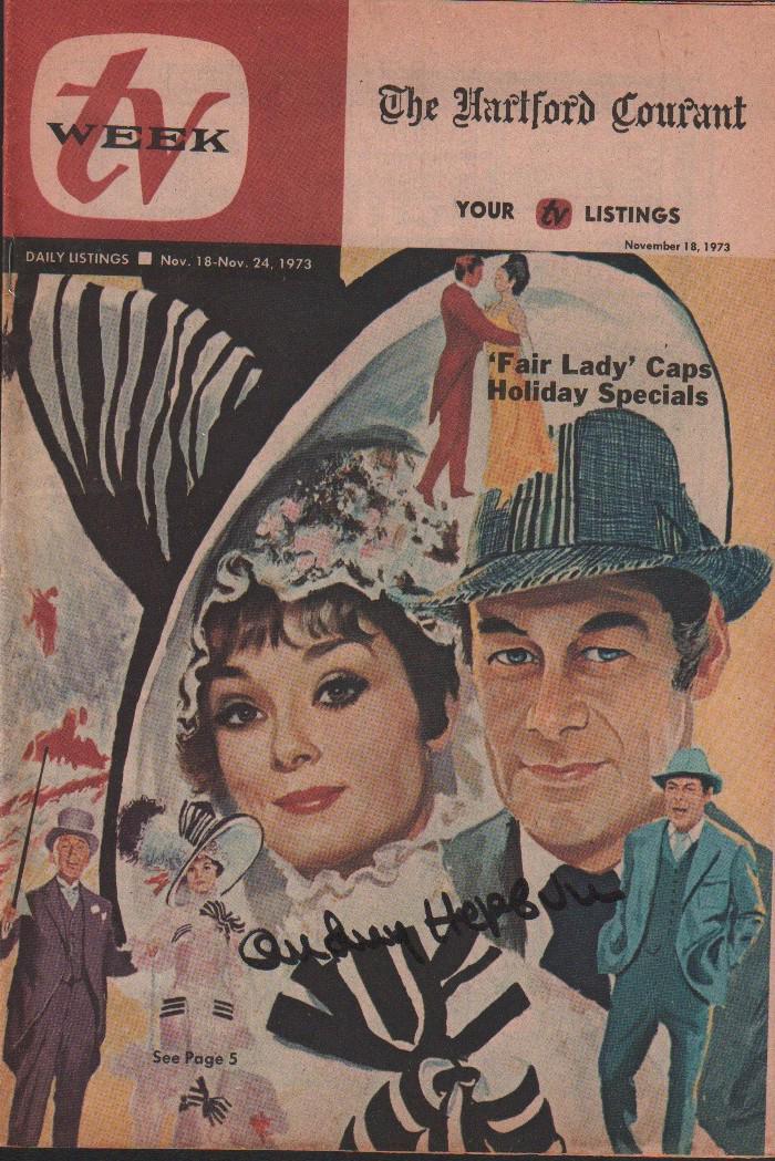Audrey Hepburn TV Week guide My Fair Lady (1 of 1)