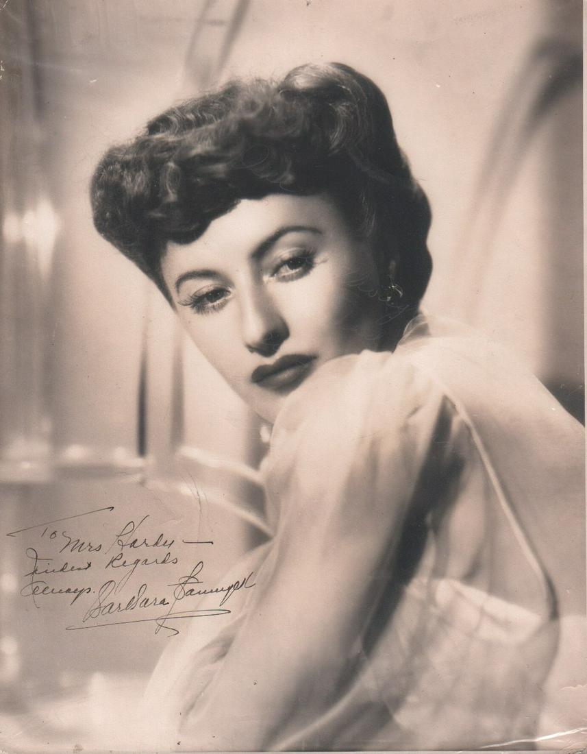 Barbara Stanwyck vintage signed 8x10 (1 of 1)