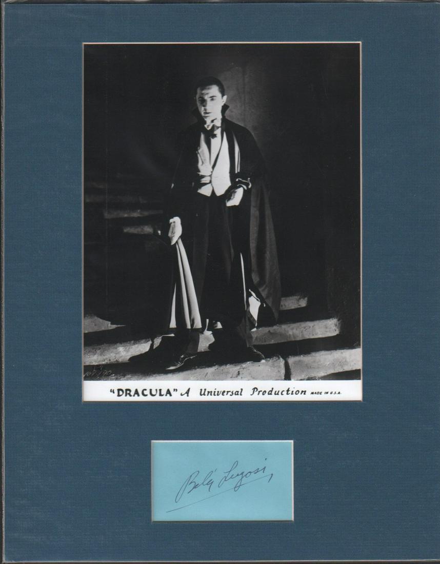 Bela Lugosi signature Dracula (1 of 1)