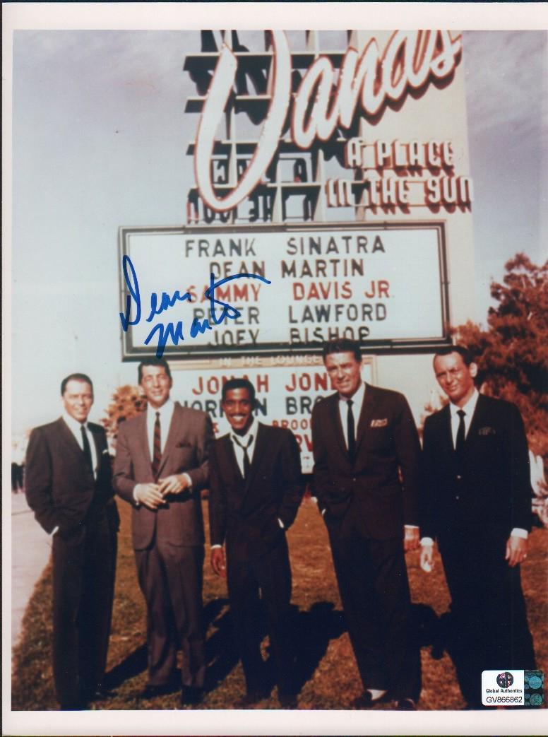 Rat Pack Dean Martin signed Global (1 of 1)