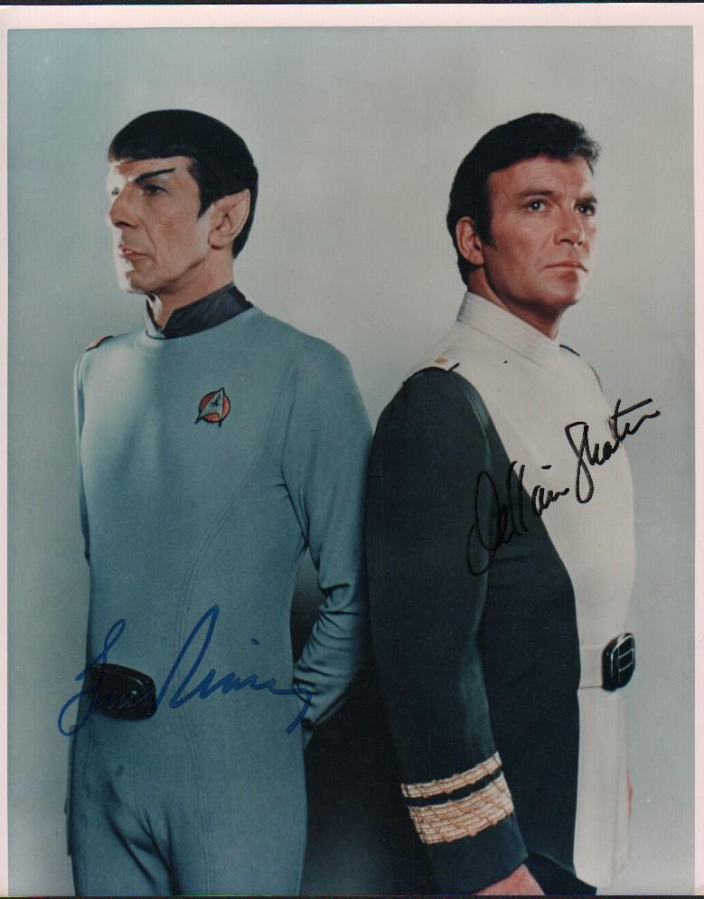 William Shatner and Leonard Nimoy Star Trek MP (1 of 1)