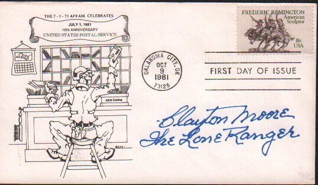 The Lone Ranger Clayton Moore FDC (1 of 1)