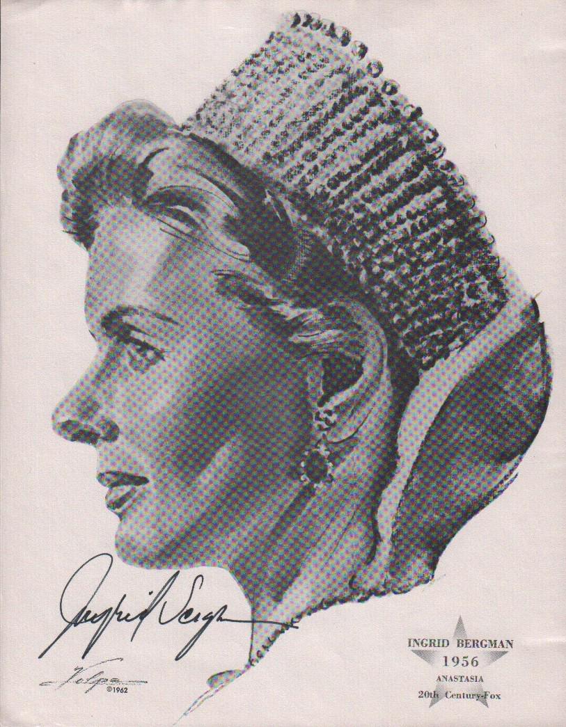 Ingrid Bergman Volpe print signed (1 of 1)