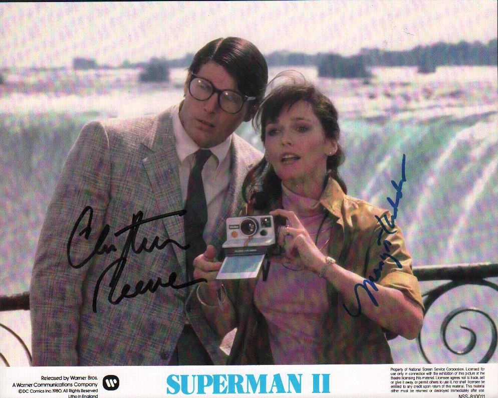 Superman II rare signed lobby still (1 of 1)