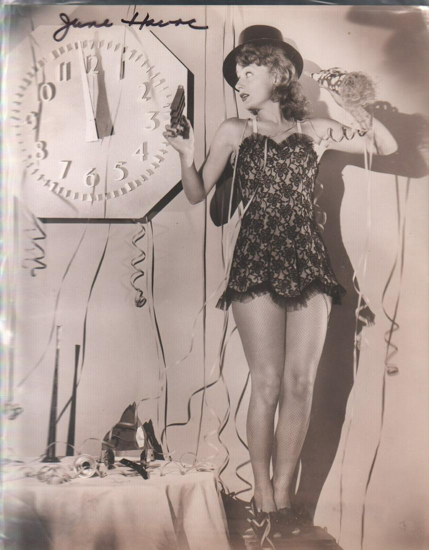 June Havoc vintage signed photograph (1 of 1)