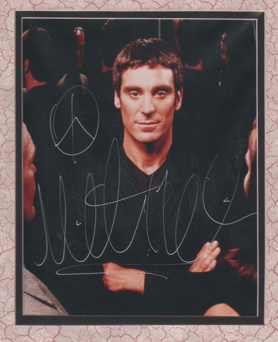 Michael T Weiss signed photograph: From TVS Pretender signed 8x10 matted with COA