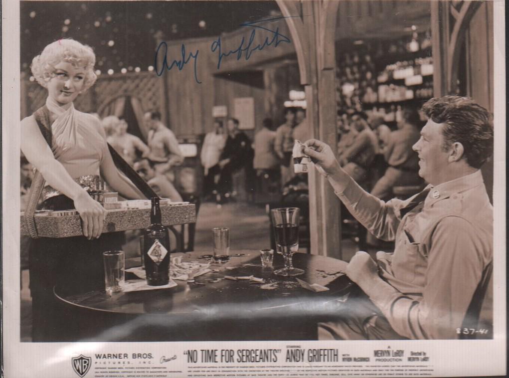 Andy Griffith original vintage signed photograph (1 of 1)