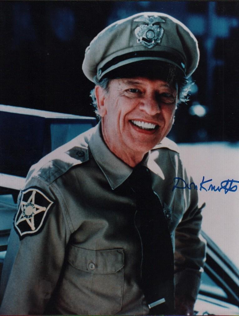 Don Knotts Barney Fife signed photograph (1 of 1)