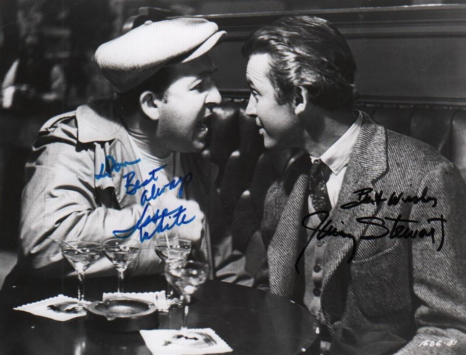 Harvey rare Jimmy Stewart and Jesse White signed (1 of 1)