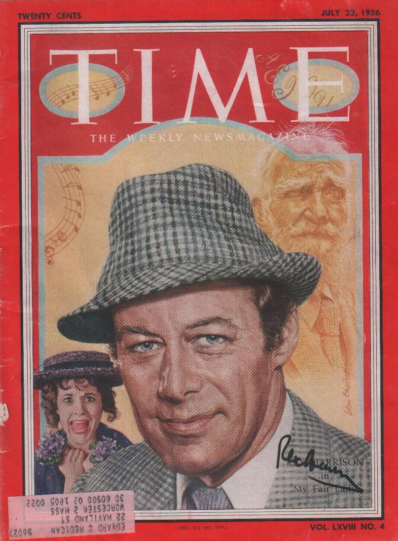 Rex Harrison My Fair Lady signed TIME Magazine (1 of 1)