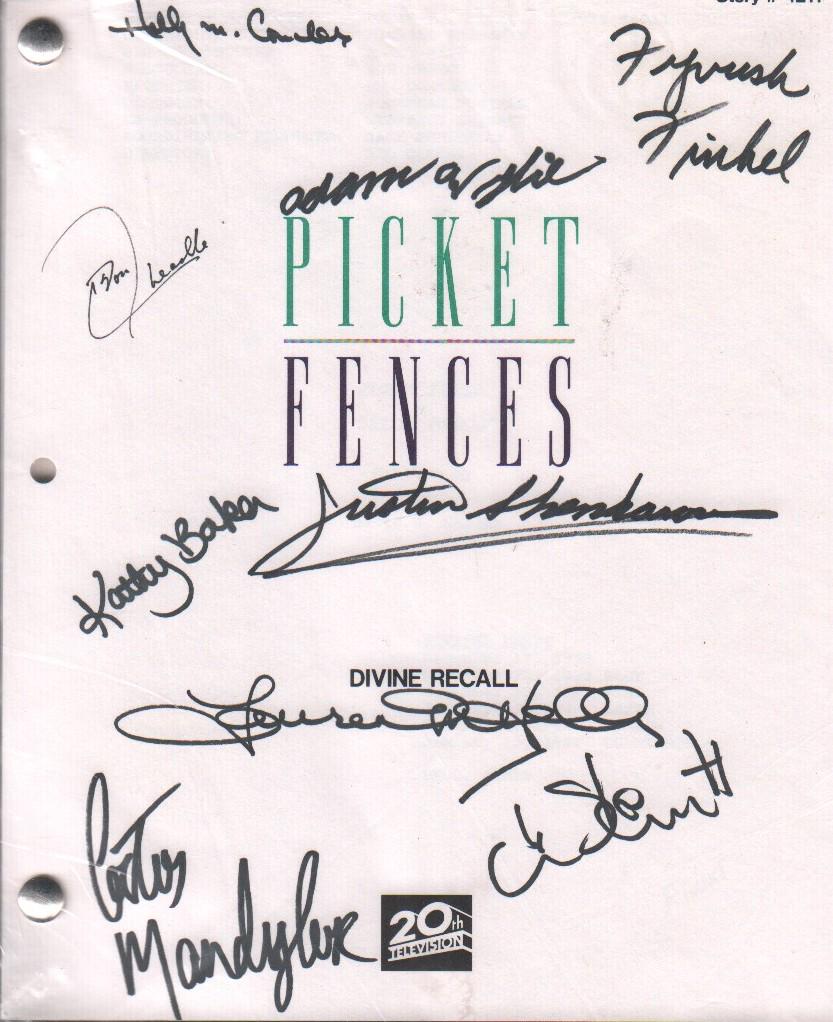 Picket Fences script cast signed (1 of 1)