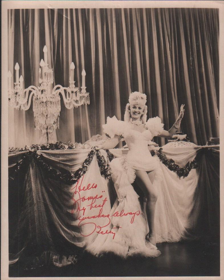 Betty Grable signed photograph (1 of 1)