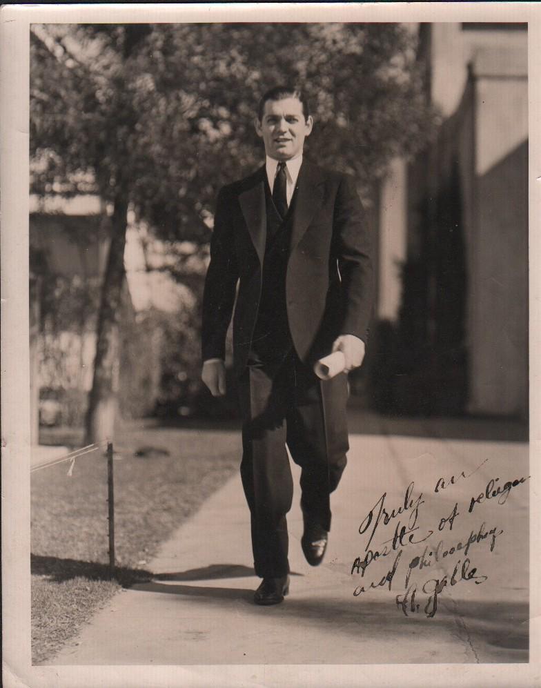 Clark Gable RARE EARLY signed photograph (1 of 1)