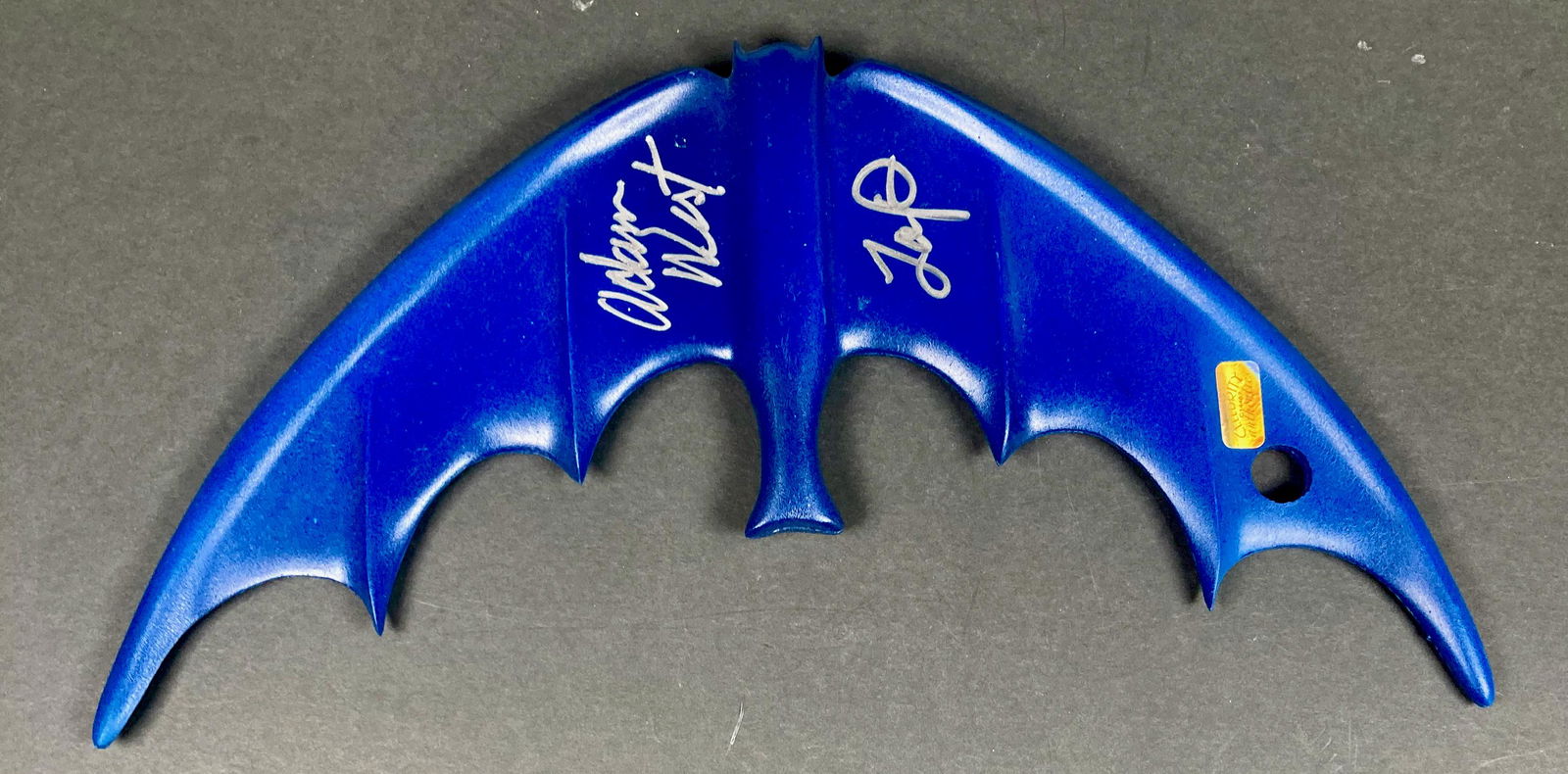 Adam West Batarang prop replica signed RARE (1 of 1)