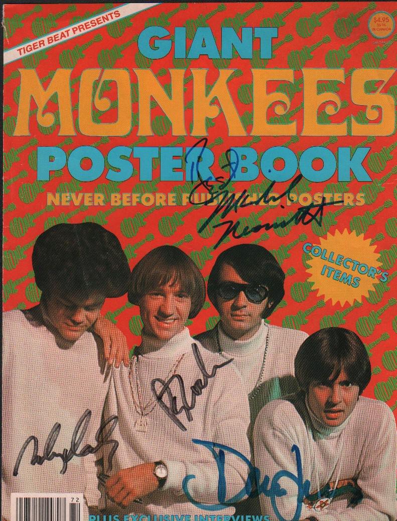Monkees Poster Book signed (1 of 1)