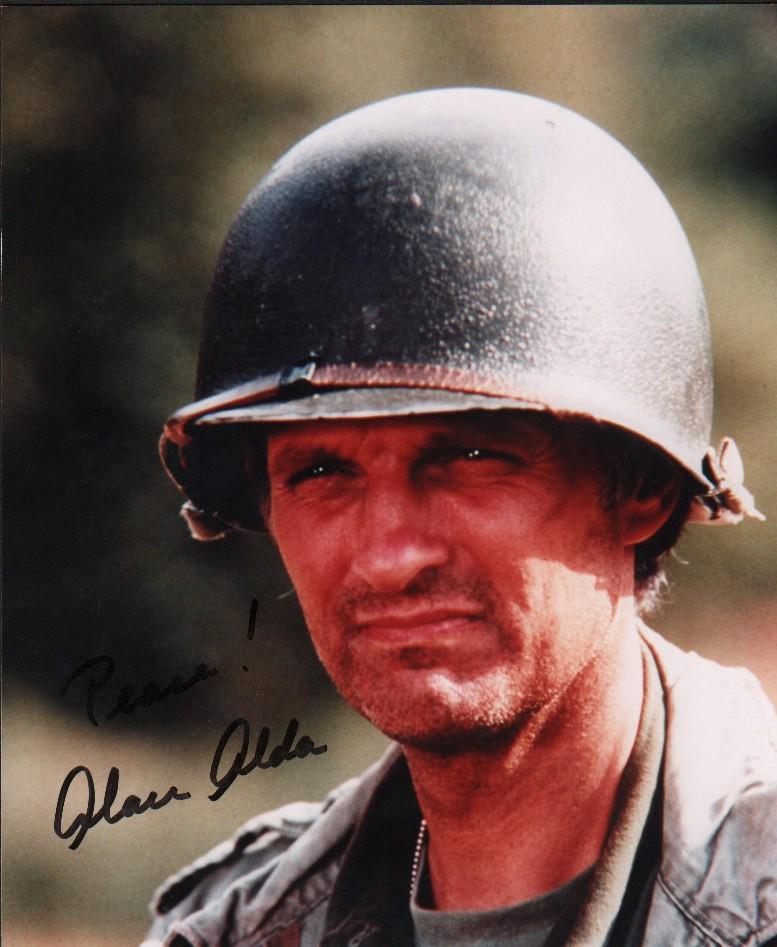 Alan Alda MASH color signed photograph (1 of 1)
