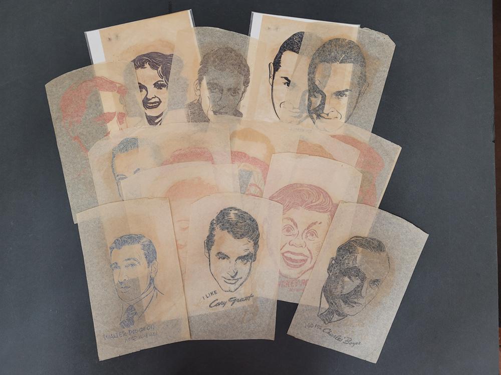 Rare 1950s Movie Star Iron Ons (1 of 1)