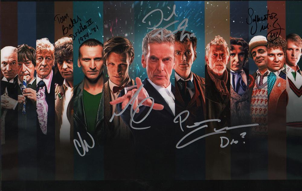 Dr Who multi signed print (1 of 1)